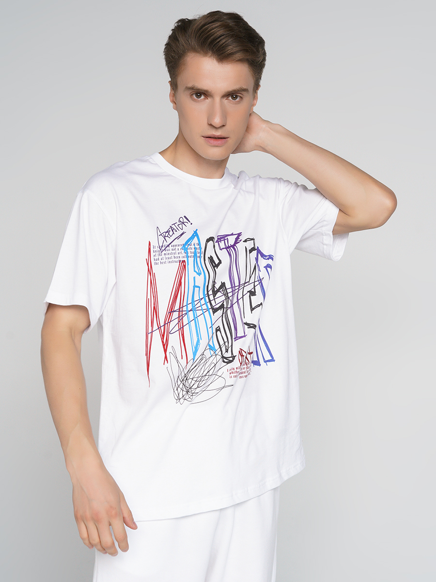 

Футболка мужская ТВОЕ белая XXL, 83619