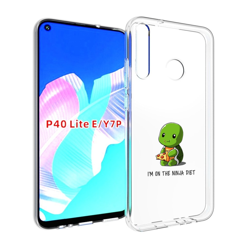 

Чехол бампер MyPads Ниндзя-диета для Huawei P40 Lite E, Прозрачный, Tocco
