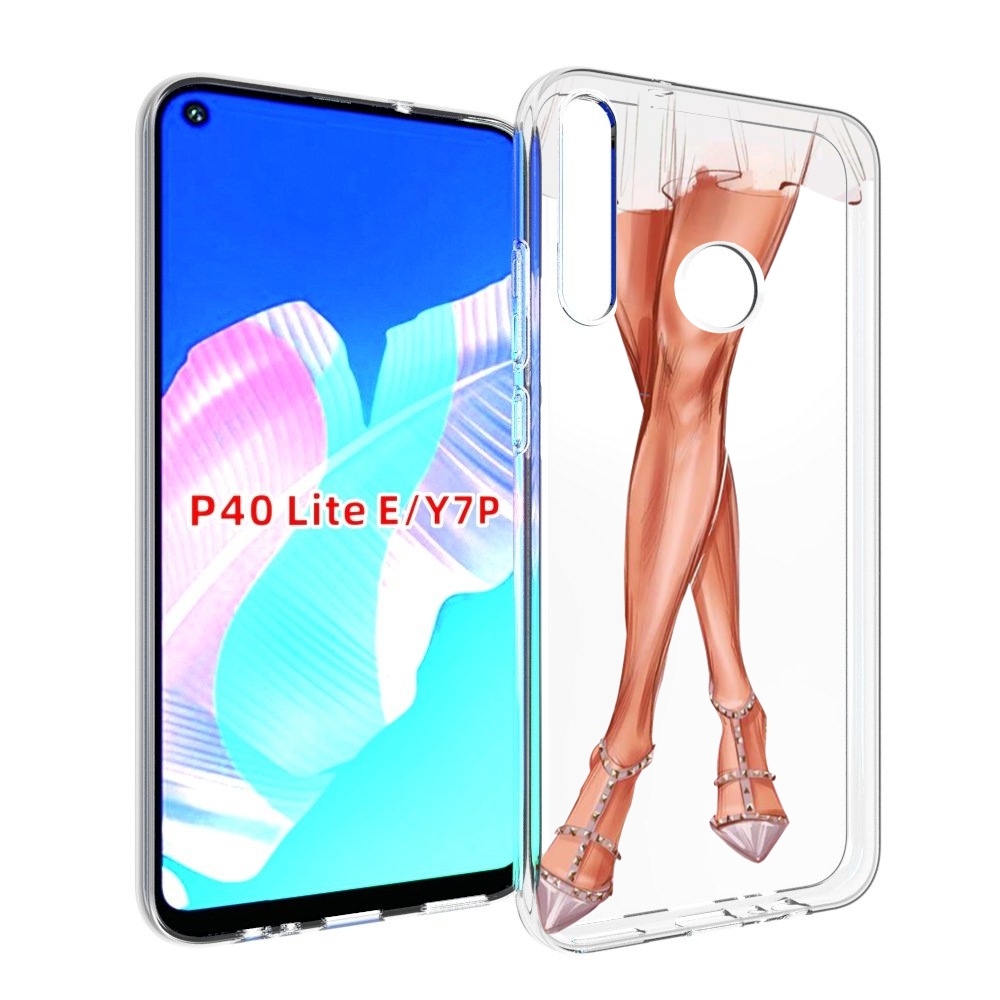 

Чехол бампер MyPads Ножки для Huawei P40 Lite E, Прозрачный, Tocco