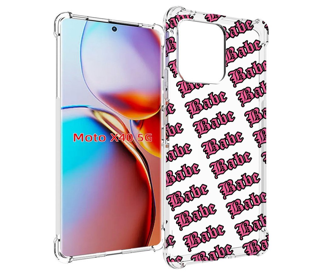 

Чехол MyPads Бабе для Motorola Moto X40, Прозрачный, Tocco