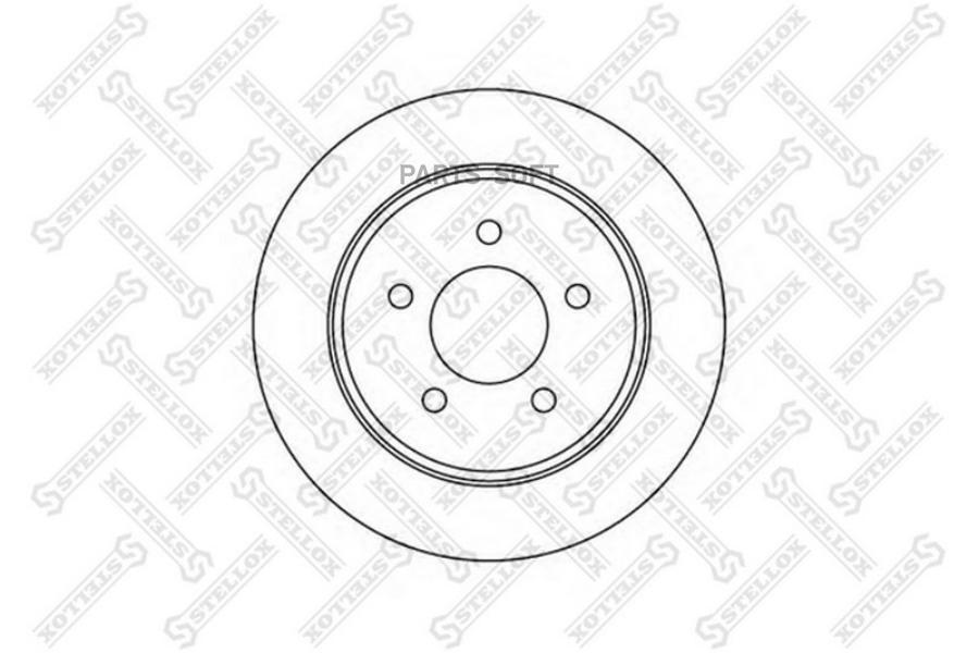 

STELLOX Диск тормозной задний CHRYSLER Voyager 2.4/3.3/3.8/2.5D 00>