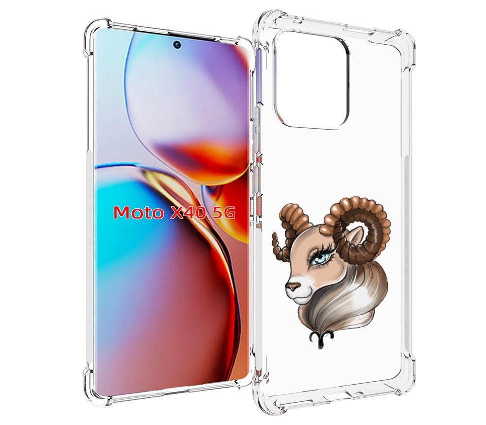 

Чехол MyPads Барашка для Motorola Moto X40, Прозрачный, Tocco