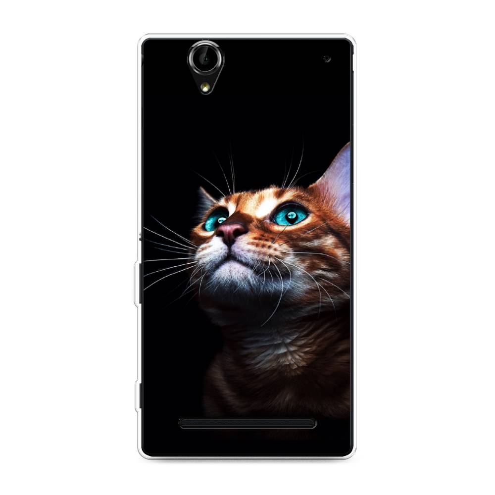 

Чехол Awog на Sony Xperia T2 Ultra "Мечтательный кот", Разноцветный, 50950-1