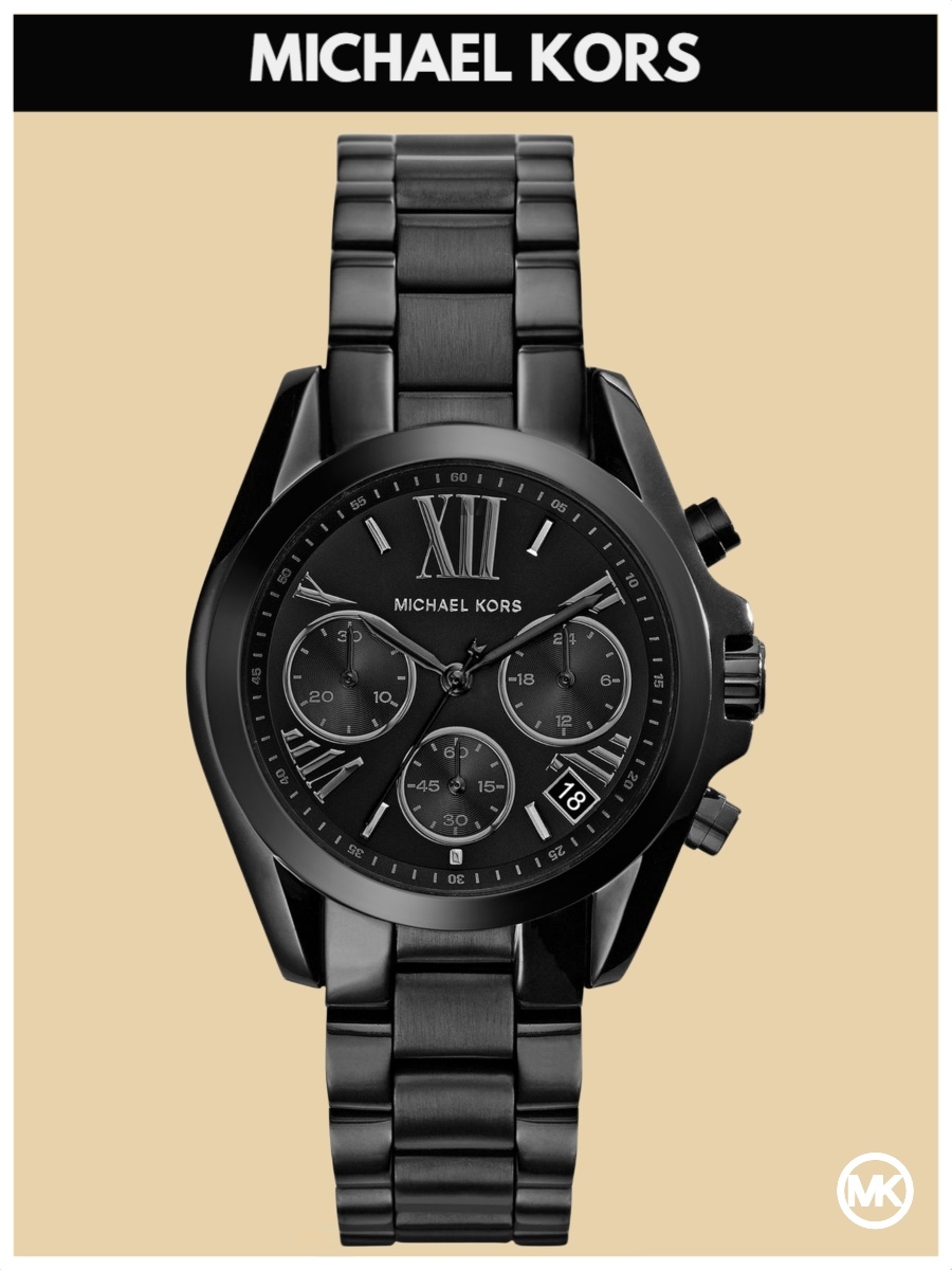 

Наручные часы женские Michael Kors M6058K черные, M6058K