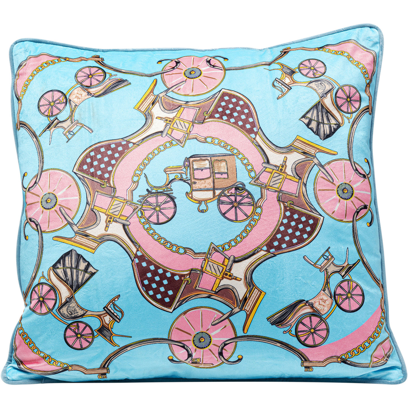 Декоративная подушка KARE Design 51502 голубой, розовый 45x45см
