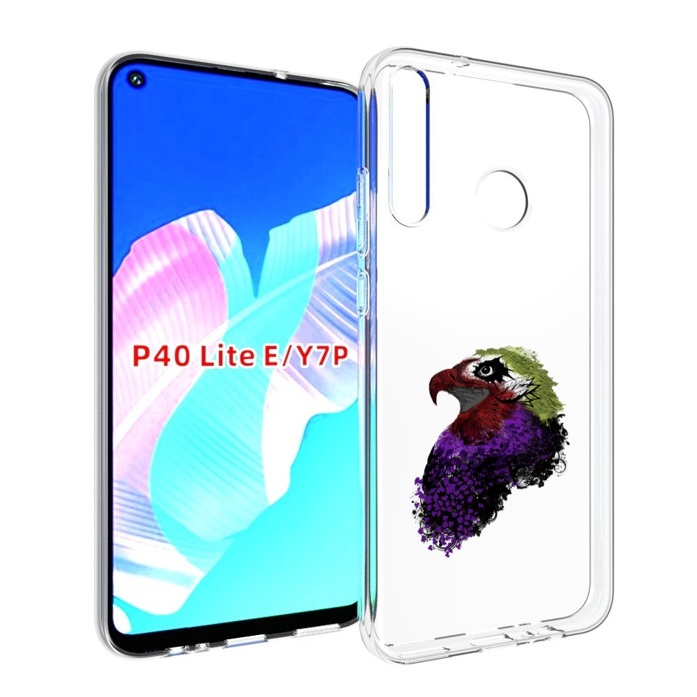 

Чехол бампер MyPads Орел для Huawei P40 Lite E, Прозрачный, Tocco