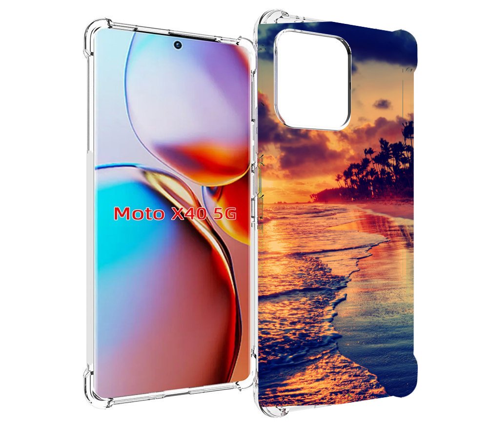 

Чехол MyPads Берег для Motorola Moto X40, Прозрачный, Tocco
