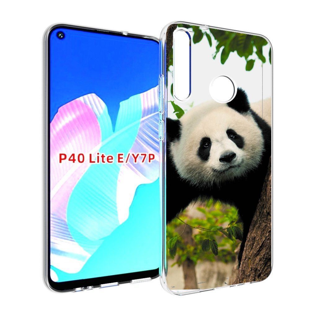 

Чехол бампер MyPads Панда-на-дереве для Huawei P40 Lite E, Прозрачный, Tocco
