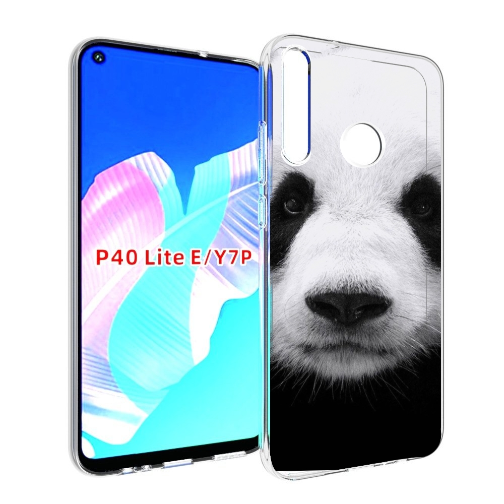 

Чехол бампер MyPads Панда-портрет для Huawei P40 Lite E, Прозрачный, Tocco