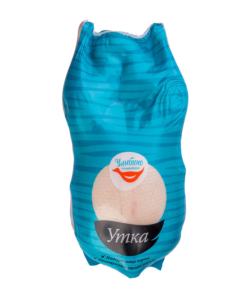 

Тушка утенка Улыбино потрошеная замороженная