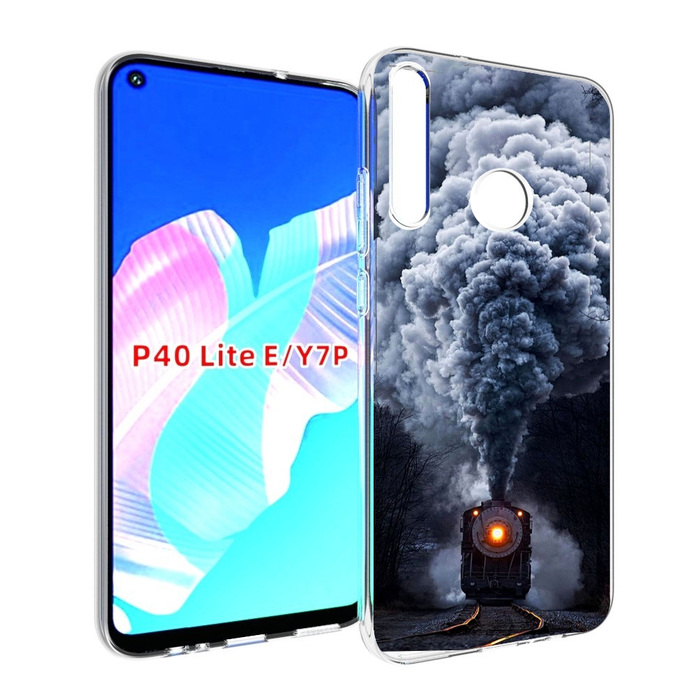 

Чехол бампер MyPads Паровоз для Huawei P40 Lite E, Прозрачный, Tocco