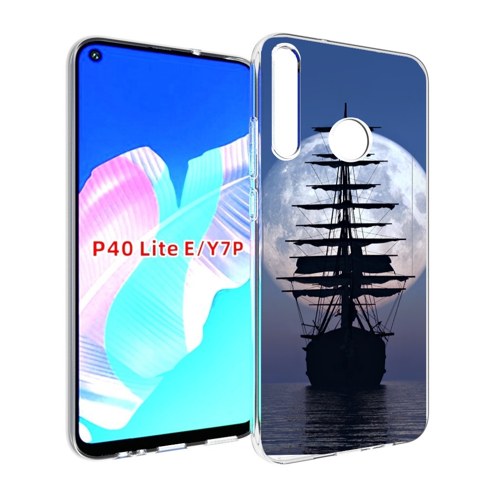 

Чехол бампер MyPads Парус-в-море для Huawei P40 Lite E, Прозрачный, Tocco