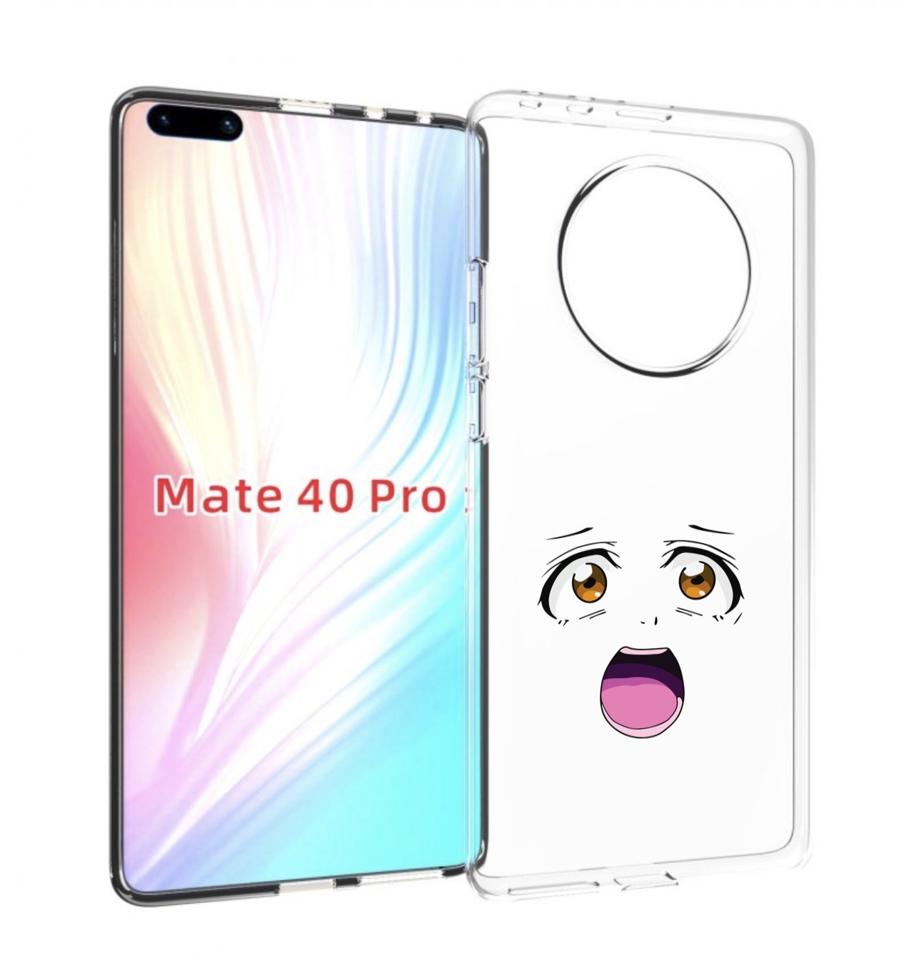 

Чехол MyPads аниме лицао для Huawei Mate 40 Pro (NOH-NX9), Прозрачный, Tocco