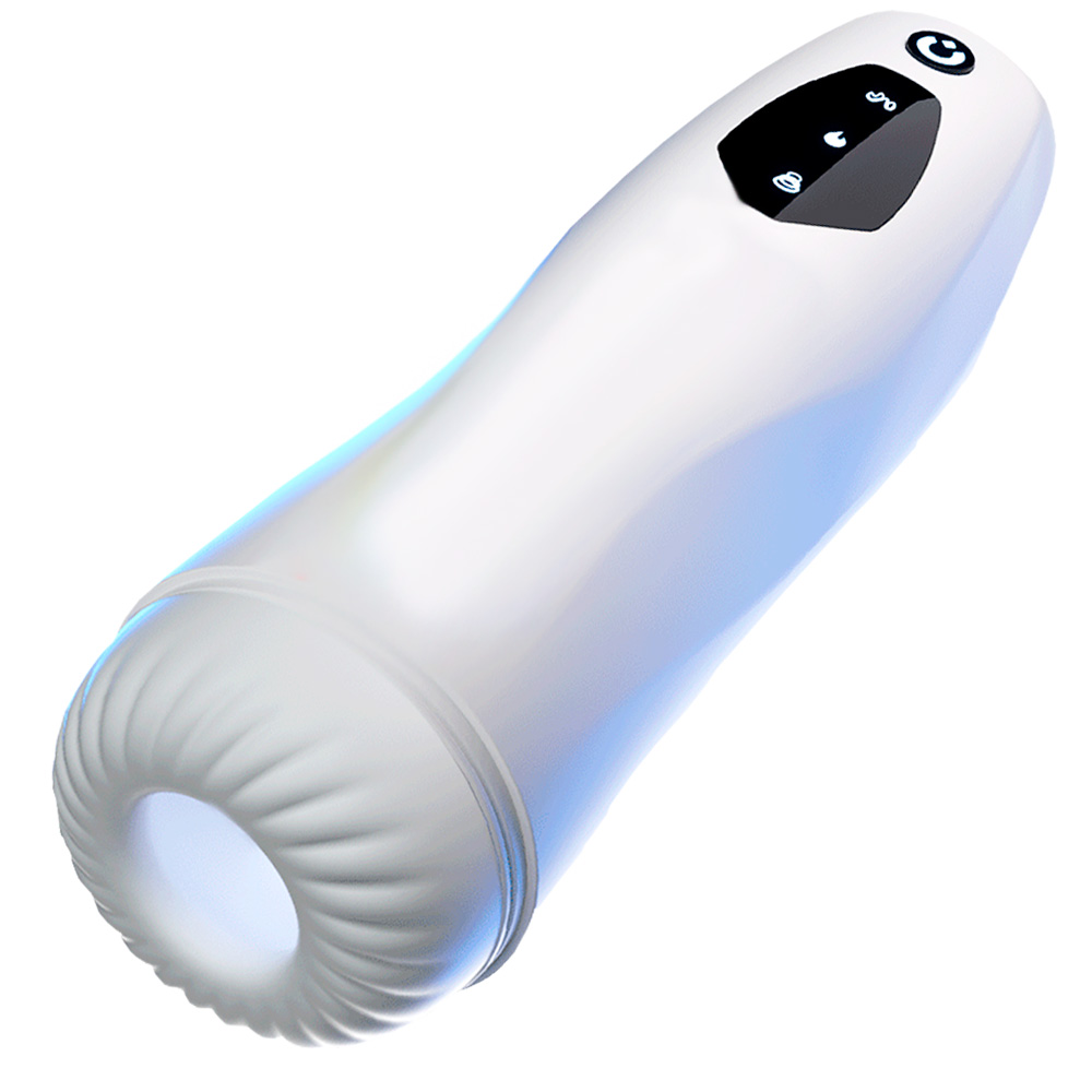 Мужской мастурбатор Аврора S&H Erotic автоматический белый 171243843