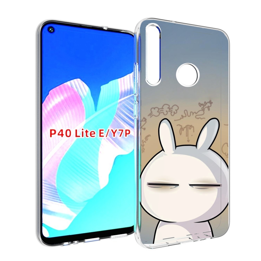 

Чехол бампер MyPads Подозрительный-зайка для Huawei P40 Lite E, Прозрачный, Tocco
