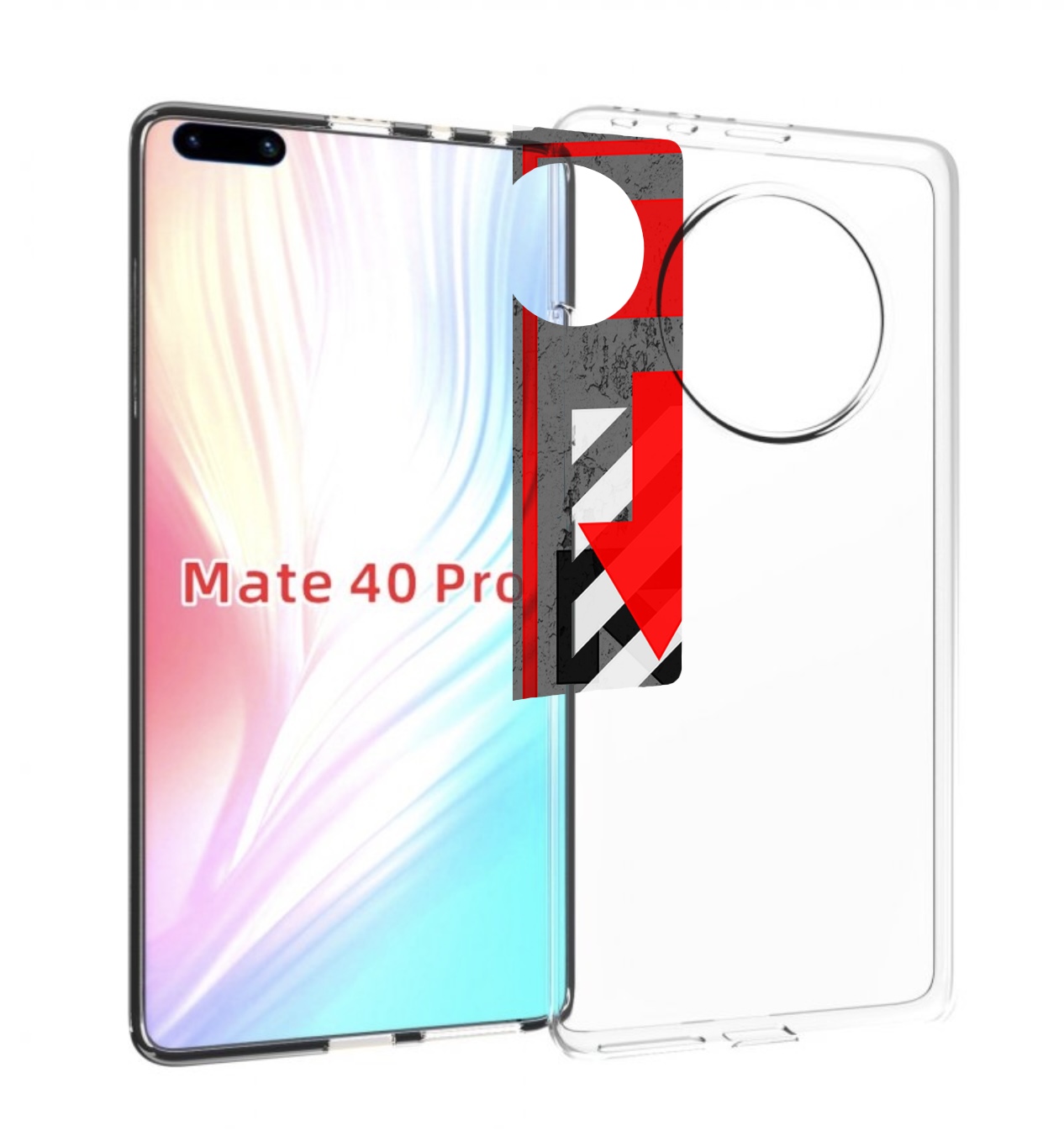 

Чехол MyPads знаки-логотипы для Huawei Mate 40 Pro (NOH-NX9), Прозрачный, Tocco