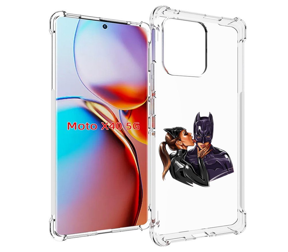 

Чехол MyPads Бэтман для Motorola Moto X40, Прозрачный, Tocco