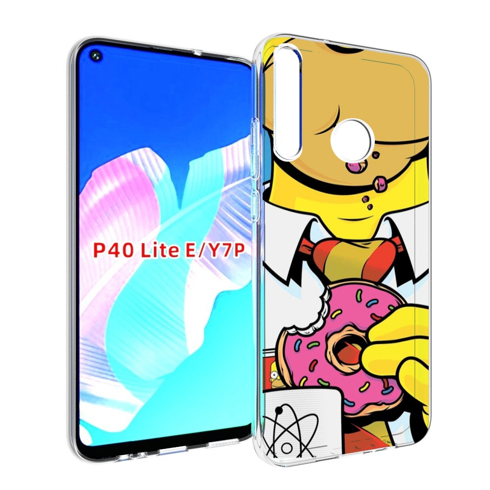

Чехол бампер MyPads Пончик для Huawei P40 Lite E, Прозрачный, Tocco