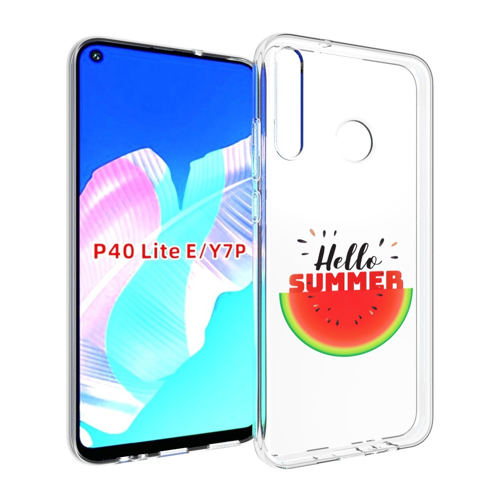 

Чехол бампер MyPads Привет-лето для Huawei P40 Lite E, Прозрачный, Tocco