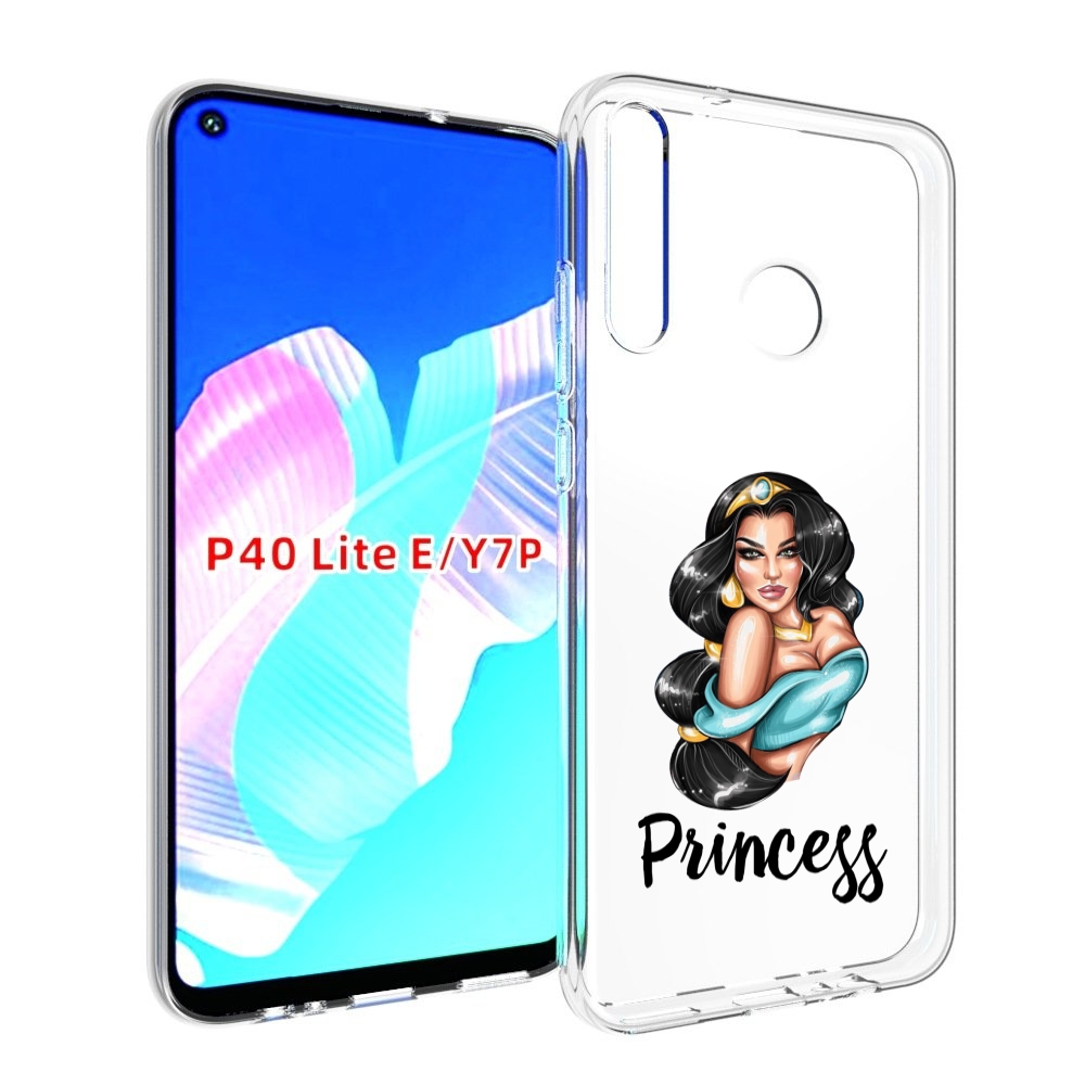 

Чехол бампер MyPads Принцесса-Жасмин женский для Huawei P40 Lite, Прозрачный, Tocco
