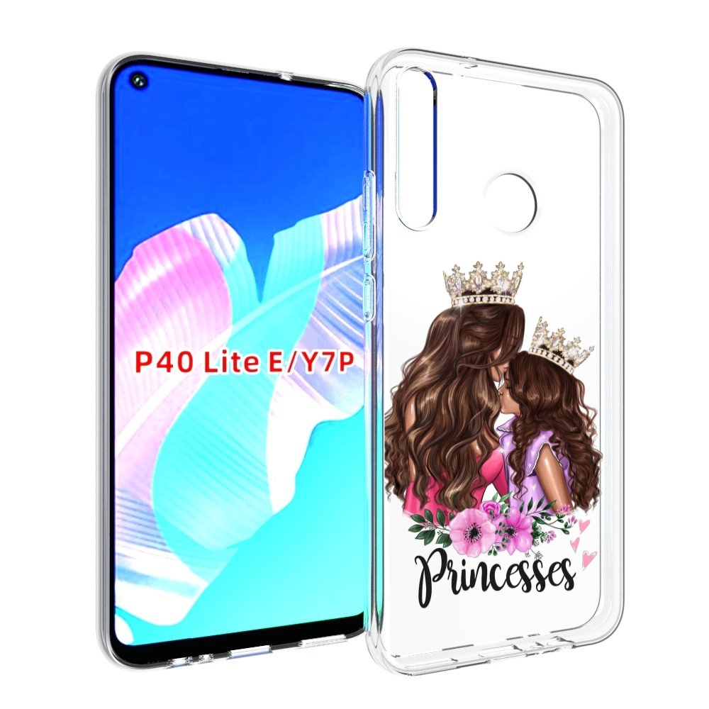 

Чехол бампер MyPads Принцессы женский для Huawei P40 Lite E, Прозрачный, Tocco