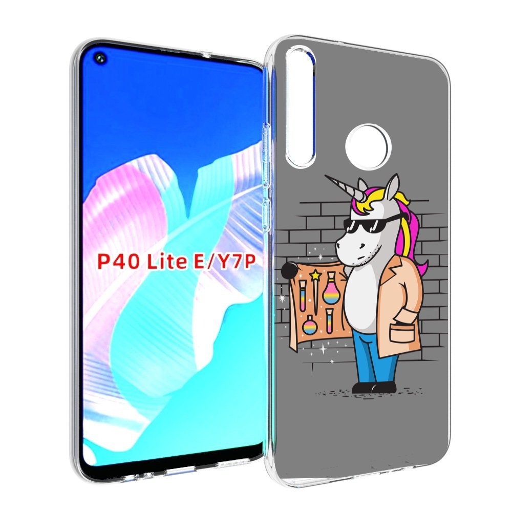 

Чехол бампер MyPads Продавец-единорог для Huawei P40 Lite E, Прозрачный, Tocco