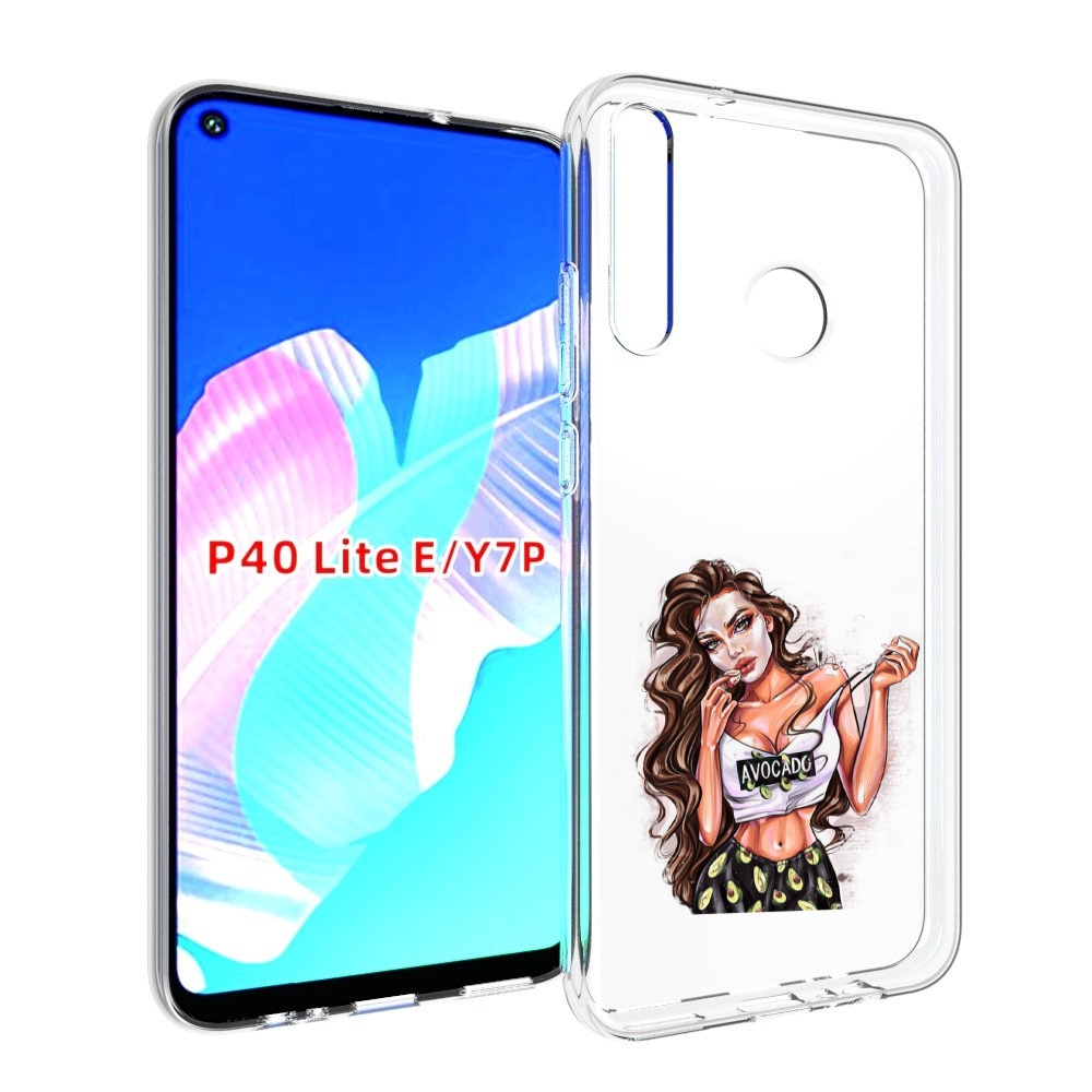 

Чехол бампер MyPads Продукты на дом с доставкой женский для Huaw, Прозрачный, Tocco