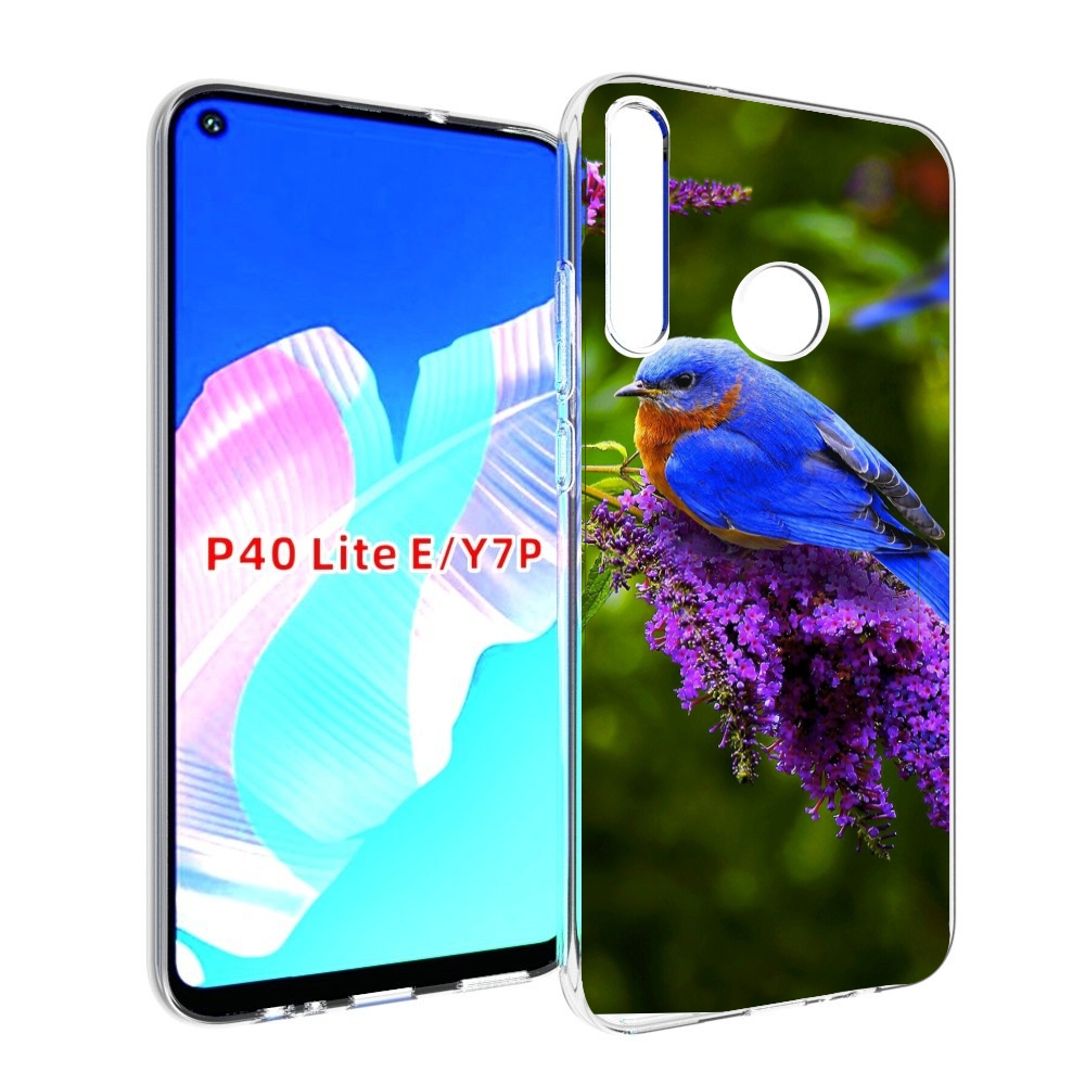 

Чехол бампер MyPads Птица-сиреневая для Huawei P40 Lite E, Прозрачный, Tocco