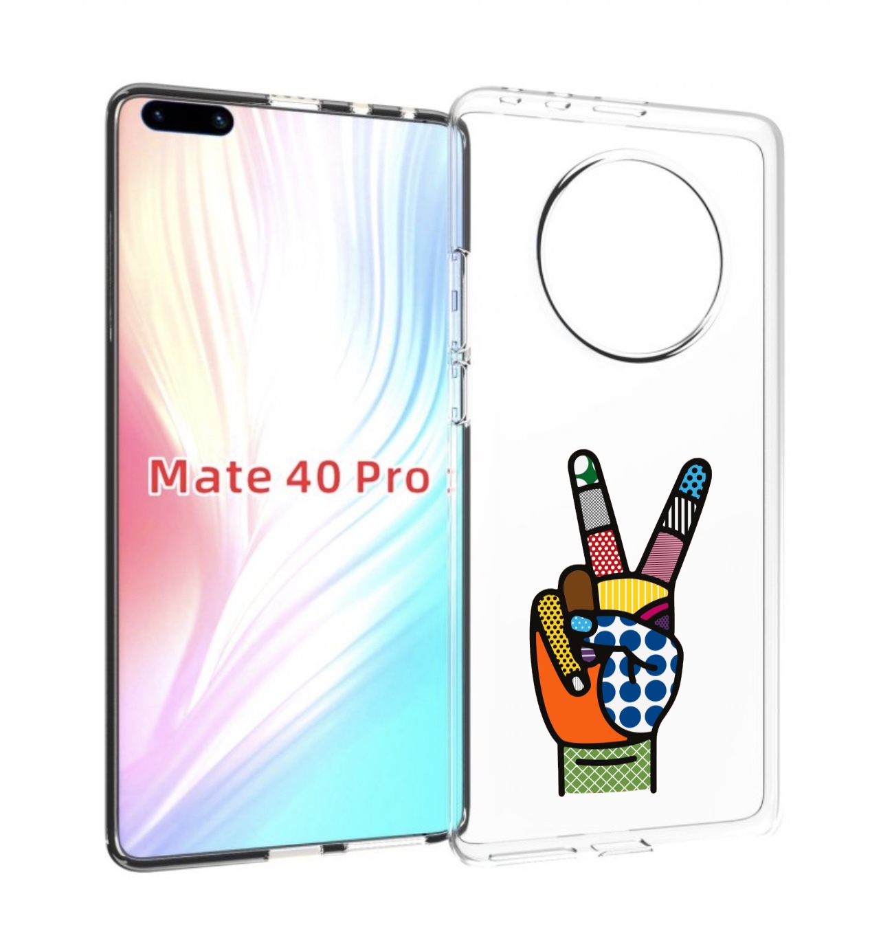 

Чехол MyPads йоу пальчики для Huawei Mate 40 Pro (NOH-NX9), Прозрачный, Tocco