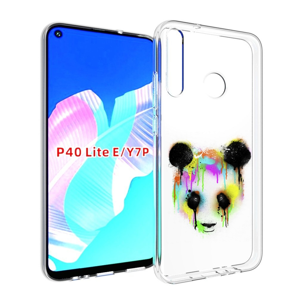 

Чехол бампер MyPads Радужная панда для Huawei P40 Lite E, Прозрачный, Tocco
