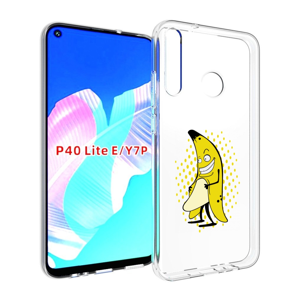 

Чехол бампер MyPads Раздетый-банан для Huawei P40 Lite E, Прозрачный, Tocco