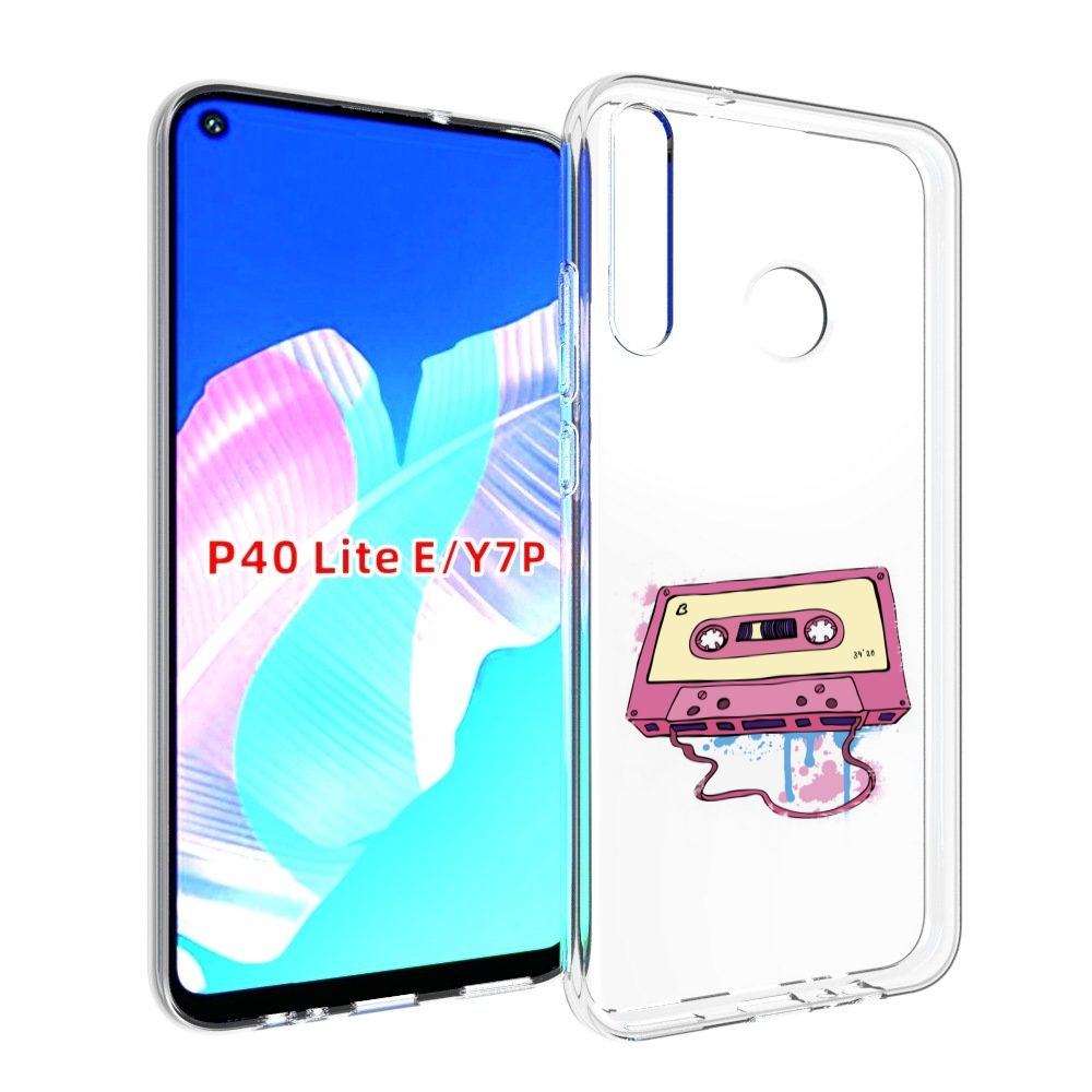 

Чехол бампер MyPads Розовая кассета для Huawei P40 Lite E, Прозрачный, Tocco