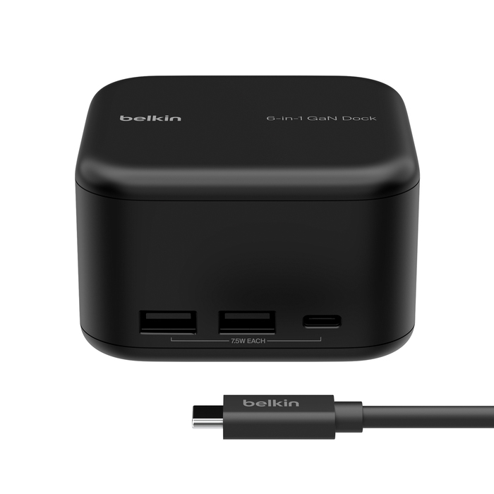 Док-станция для ноутбука Belkin Connect USB-C 6-in-1 (INC018vfBK)