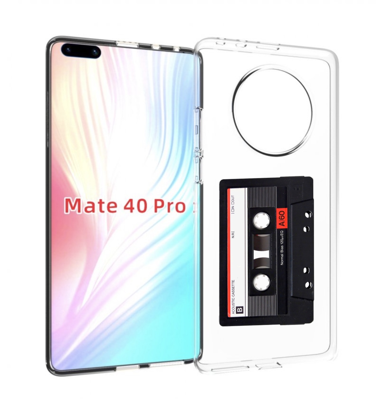 

Чехол MyPads касета для Huawei Mate 40 Pro (NOH-NX9), Прозрачный, Tocco