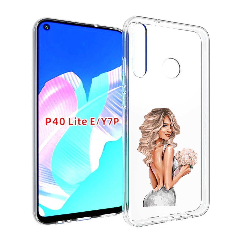

Чехол бампер MyPads Роскошное-платье женский для Huawei P40 Lite, Прозрачный, Tocco