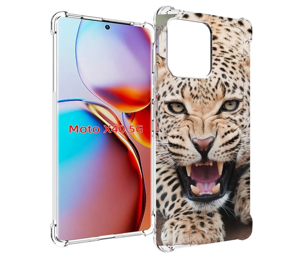 

Чехол MyPads Гепард-красивый мужской для Motorola Moto X40, Прозрачный, Tocco