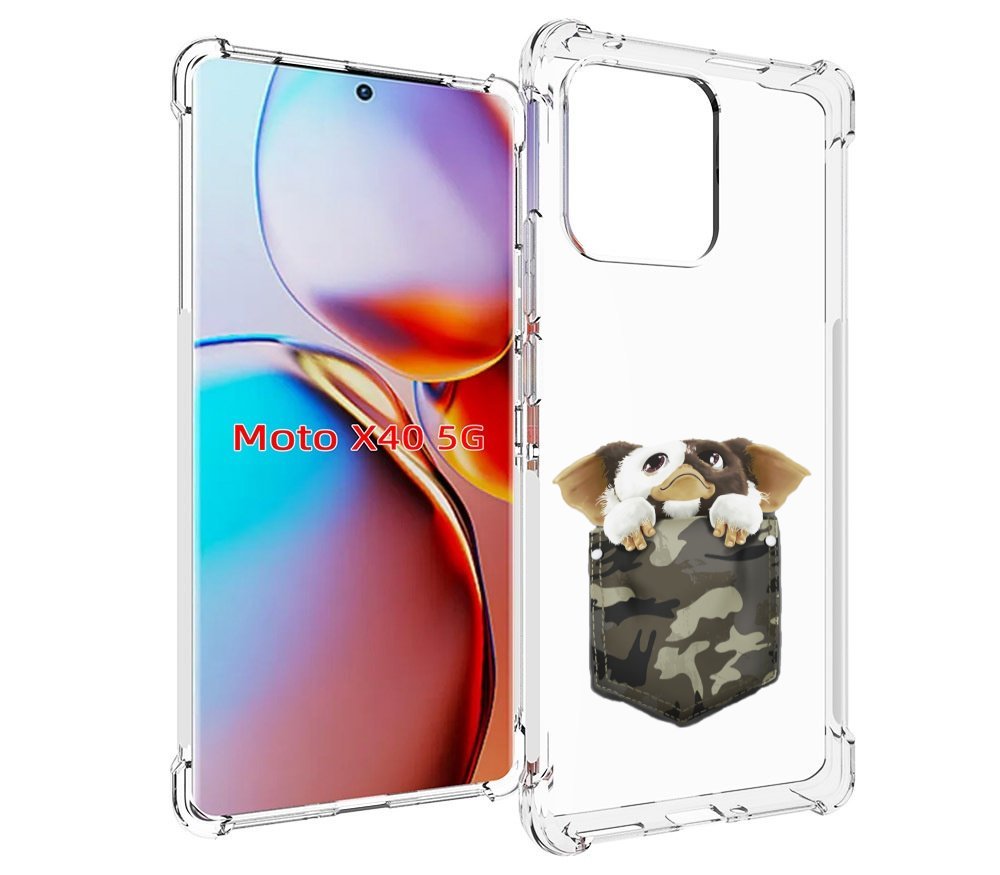 

Чехол MyPads Гизмо для Motorola Moto X40, Прозрачный, Tocco