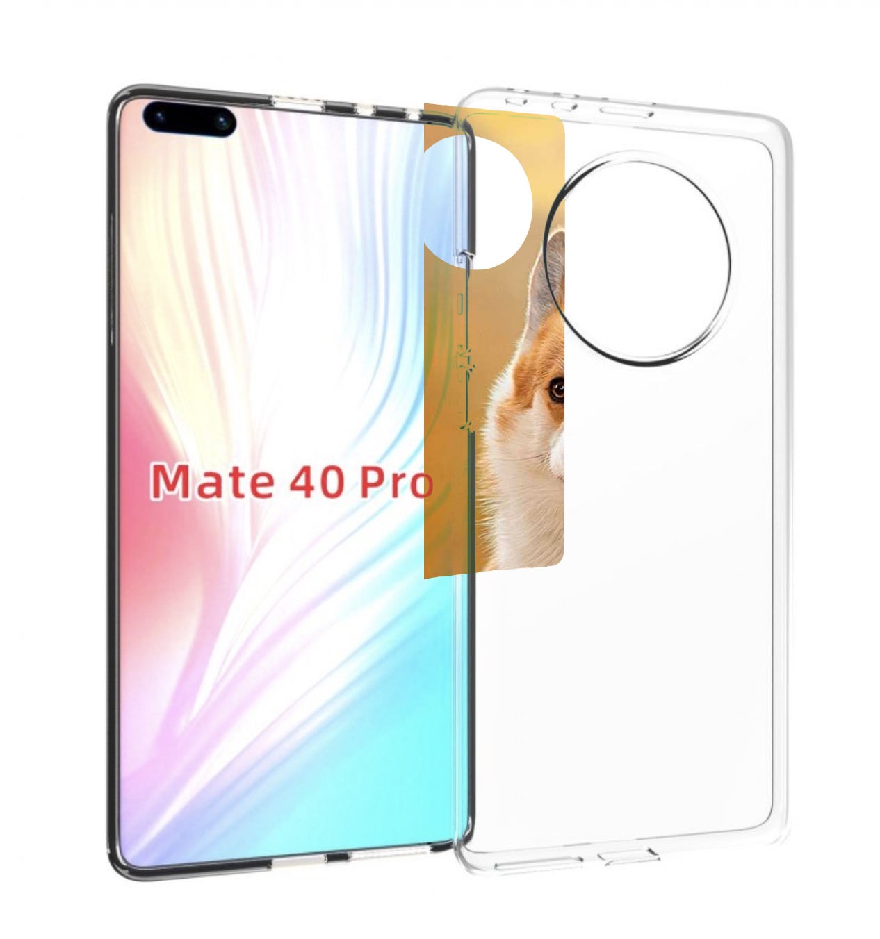

Чехол MyPads когри собака для Huawei Mate 40 Pro (NOH-NX9), Прозрачный, Tocco