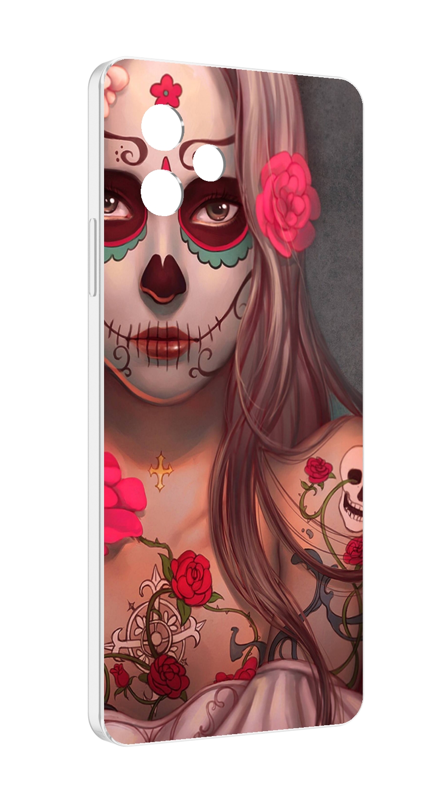 

Чехол MyPads девочка в рисунках для Huawei Nova Y61 / Huawei Enjoy 50z, Прозрачный, Tocco