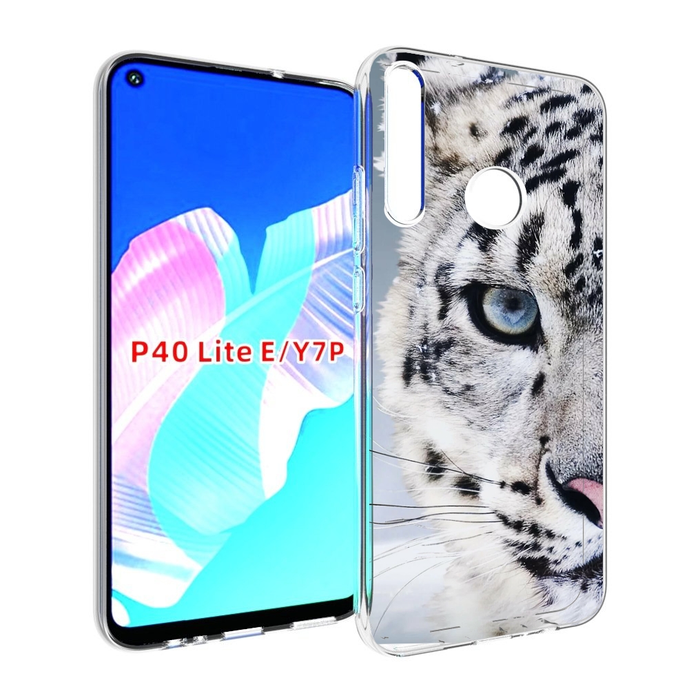 

Чехол бампер MyPads Снежный-барс для Huawei P40 Lite E, Прозрачный, Tocco