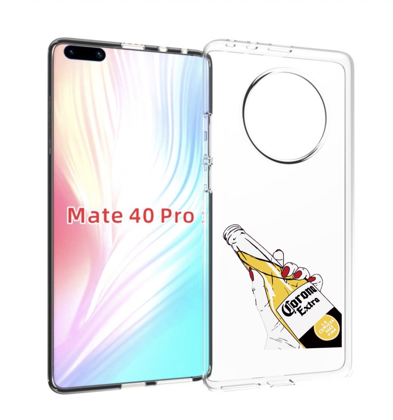 

Чехол MyPads корона екстра для Huawei Mate 40 Pro (NOH-NX9), Прозрачный, Tocco
