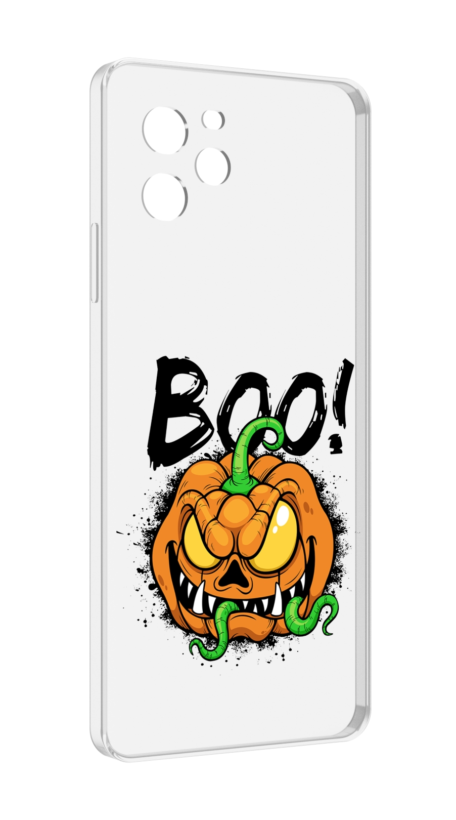 

Чехол MyPads Хэллоуин бу для Huawei Nova Y61 / Huawei Enjoy 50z, Прозрачный, Tocco