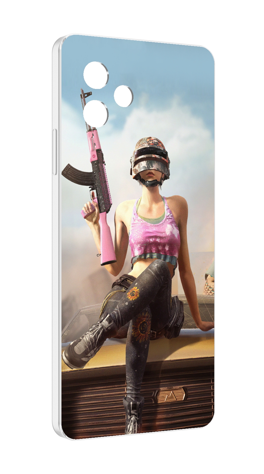 

Чехол MyPads девушка из PUBG для Huawei Nova Y61 / Huawei Enjoy 50z, Прозрачный, Tocco