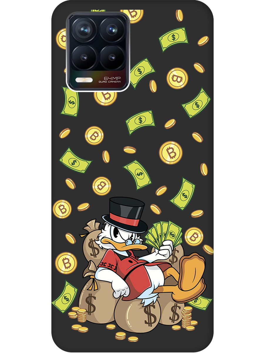 

Силиконовый чехол на Realme 8 / 8 Pro с принтом "Богатый Скрудж" матовый черный, Черный;прозрачный;белый;зеленый, 732494071