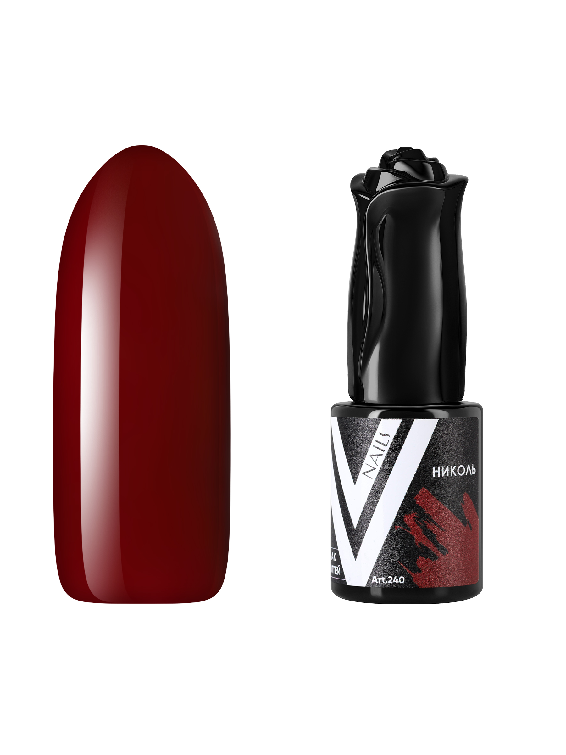Гель-лак для ногтей Vogue Nails плотный самовыравнивающийся, темный, красный, 10 мл сковорода алюминий 24 см антипригарное покрытие kukmara темный мрамор смти240а индукция
