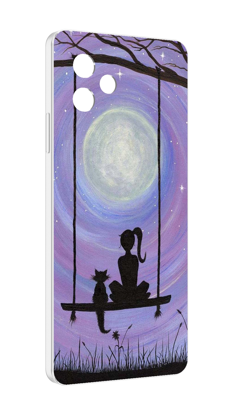 

Чехол MyPads девушка с котом на качеле женский для Huawei Nova Y61 / Huawei Enjoy 50z, Прозрачный, Tocco