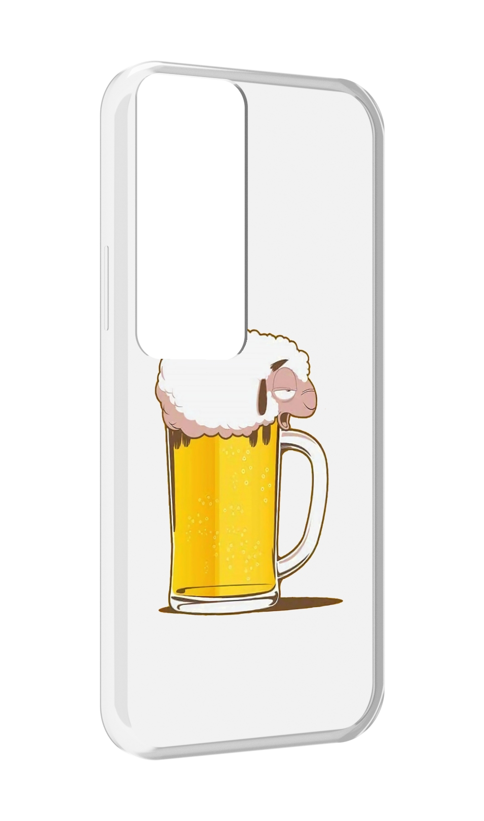 

Чехол MyPads кружка пива для Tecno Pova Neo 2, Прозрачный, Tocco