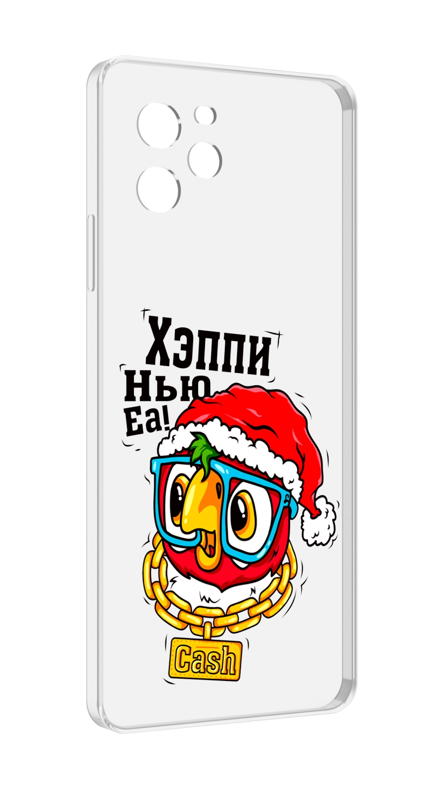 

Чехол MyPads Хэппи нью еа для Huawei Nova Y61 / Huawei Enjoy 50z, Прозрачный, Tocco