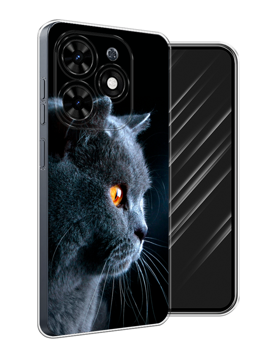 

Чехол Awog на Tecno Spark Go 2024 "Благородный кот британец", Черный;серый;оранжевый, 304650-1