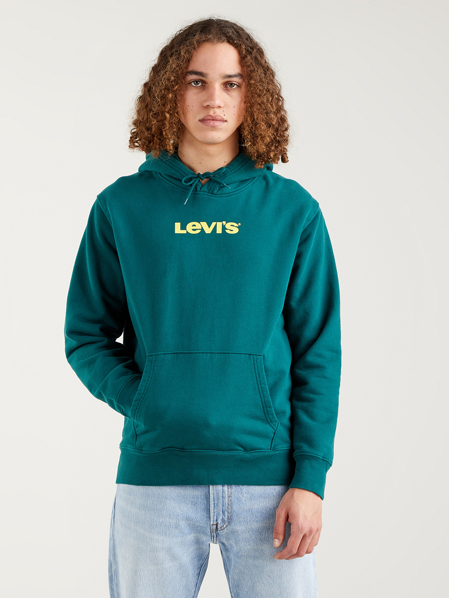 

Худи мужское Levi's A2410-0003 зеленое M, A2410-0003